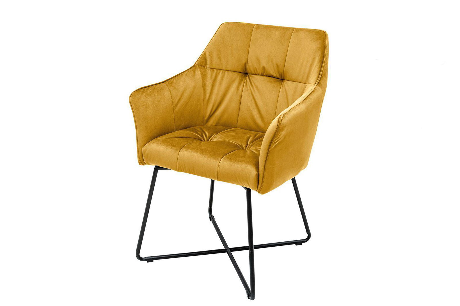 KRZESŁO LOFT ŻÓŁTE / 39529 / INVICTA INTERIOR