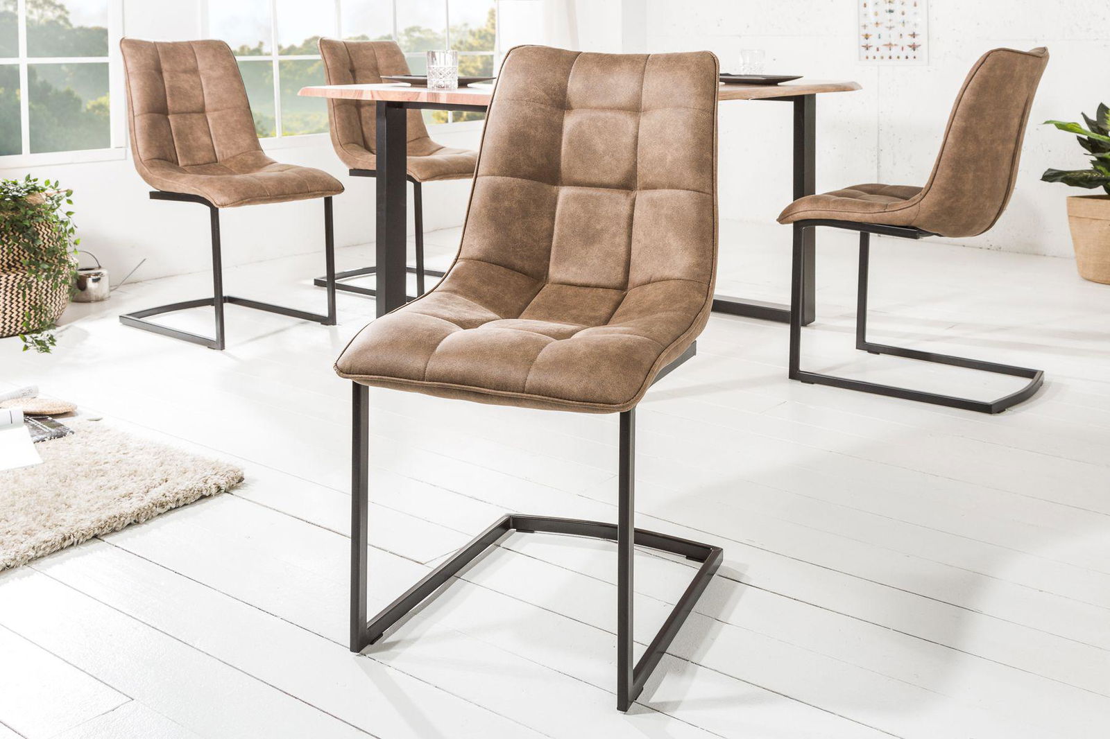 KRZESŁO MIAMI JASNOBRĄZOWE / 39856 / INVICTA INTERIOR