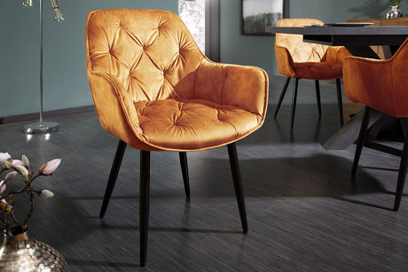 KRZESŁO MILANO MUSZTARDOWE / 41179 / INVICTA INTERIOR
