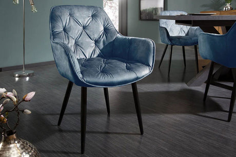 KRZESŁO MILANO NIEBIESKIE / 41181 / INVICTA INTERIOR