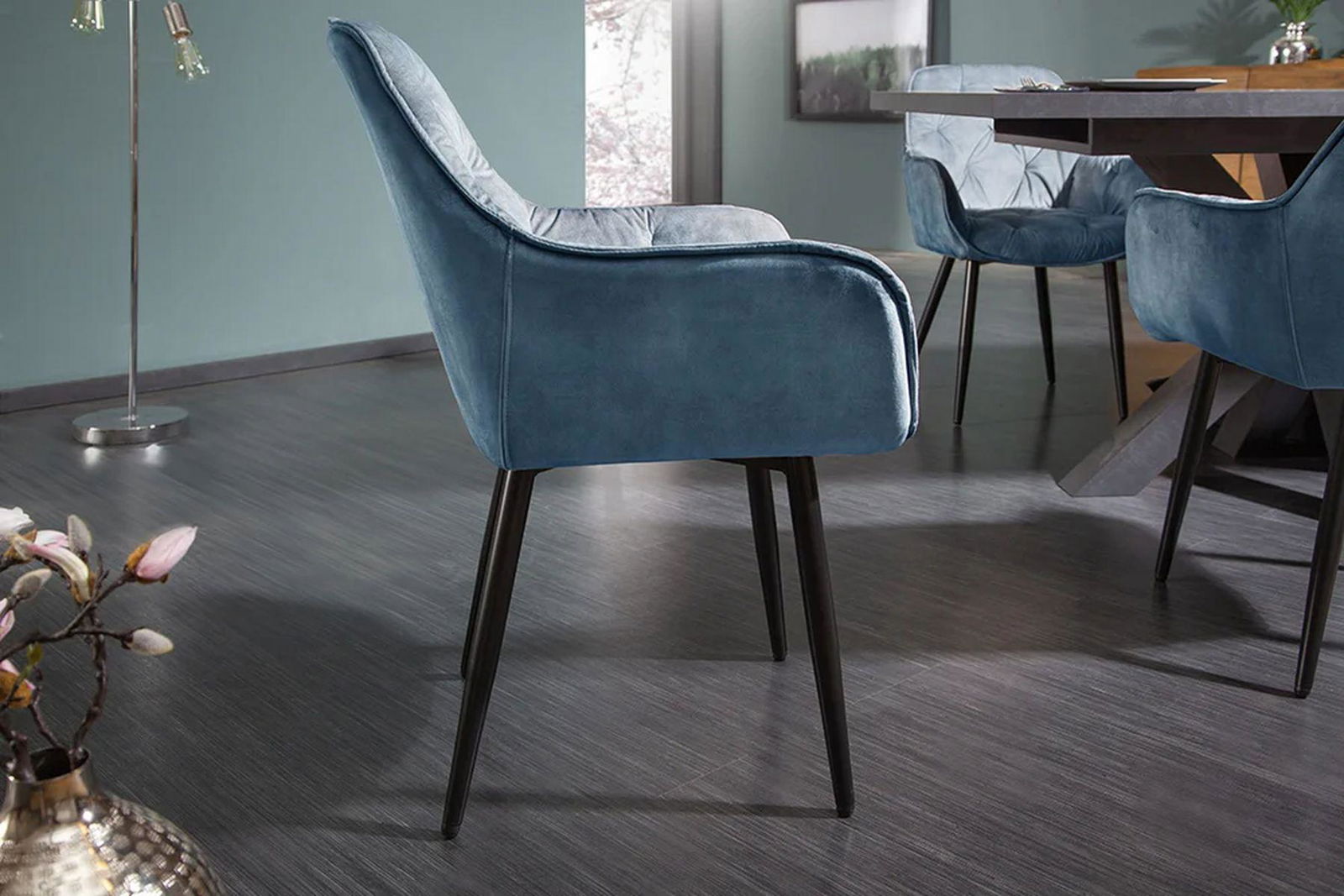 KRZESŁO MILANO NIEBIESKIE / 41181 / INVICTA INTERIOR