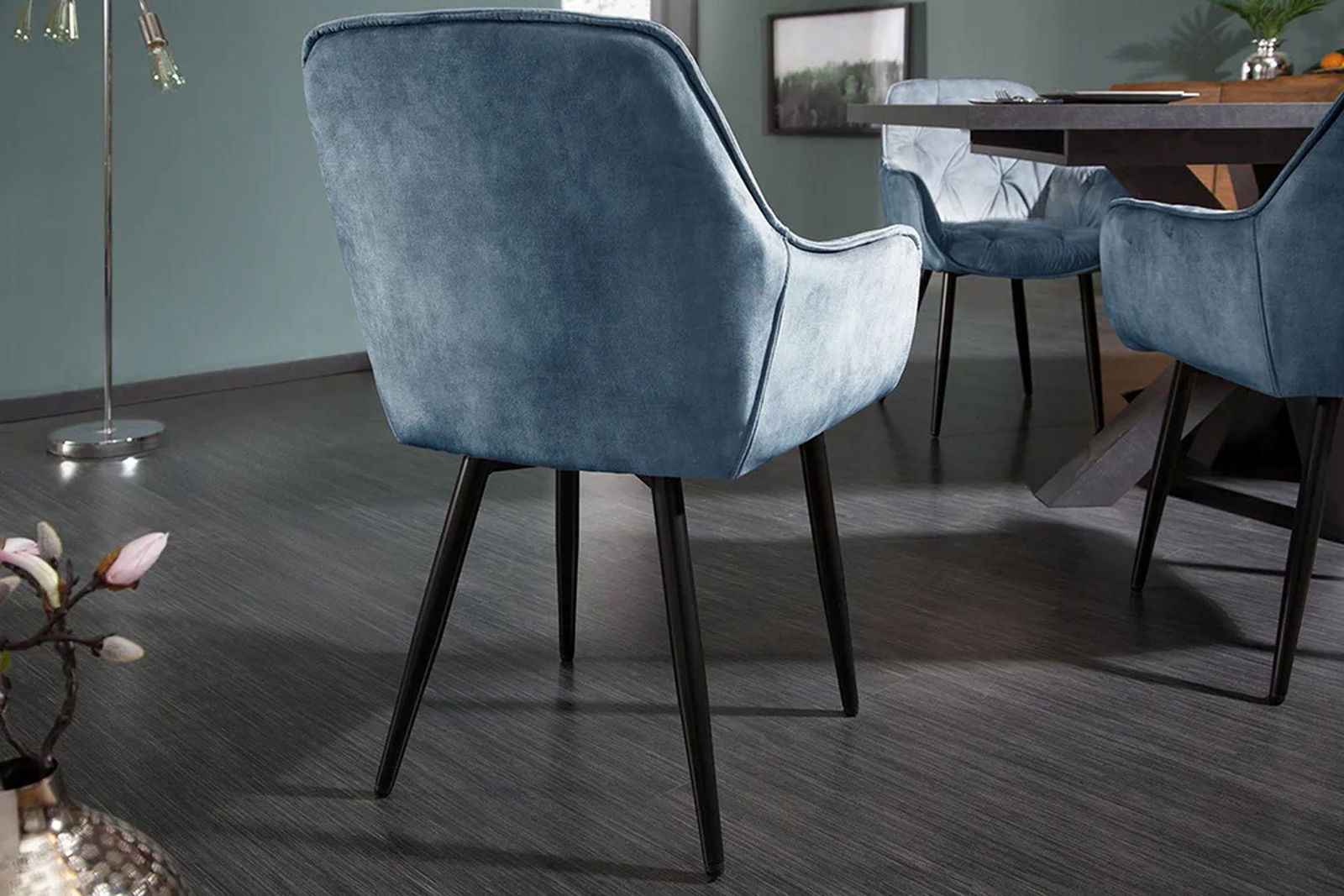 KRZESŁO MILANO NIEBIESKIE / 41181 / INVICTA INTERIOR