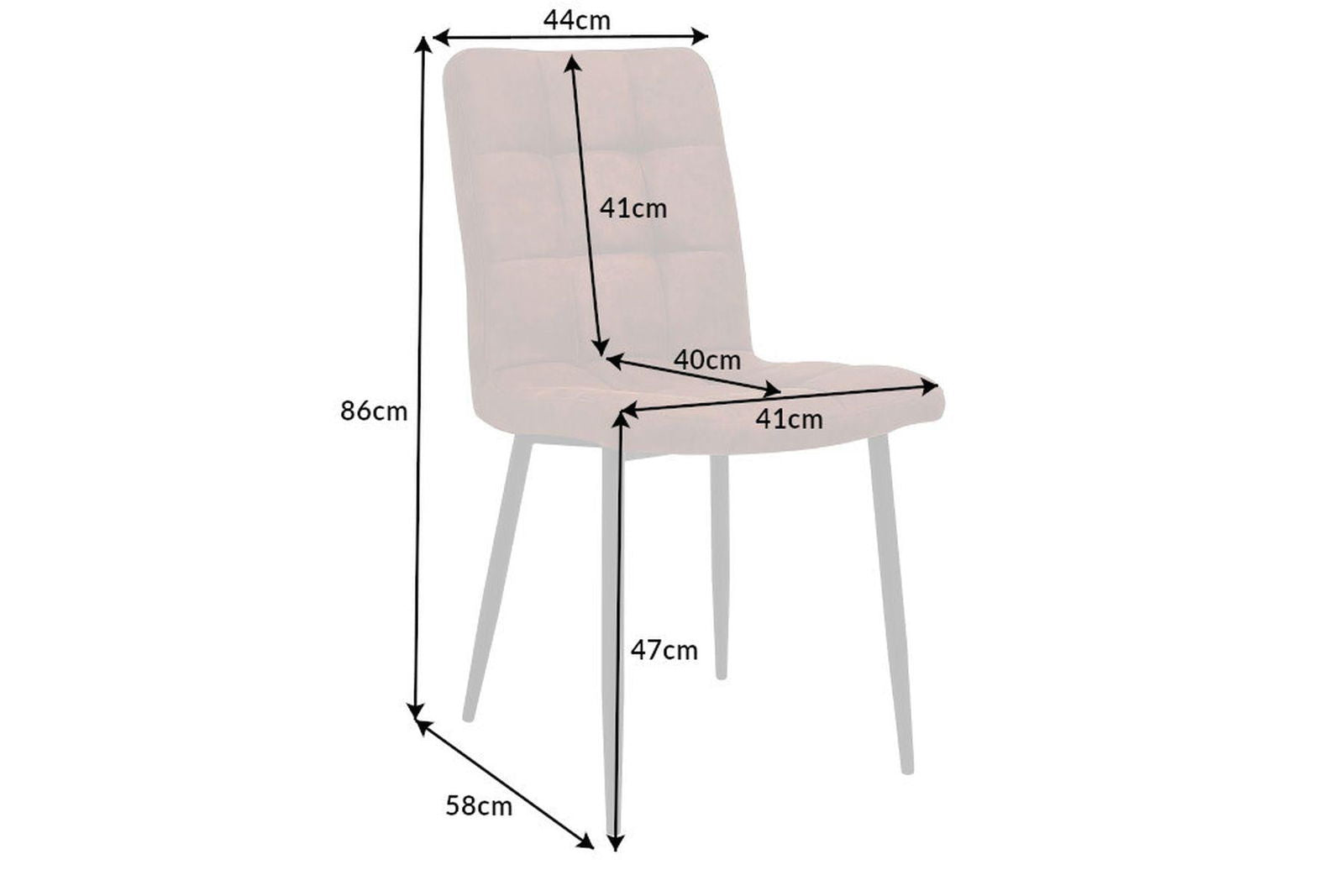 KRZESŁO MODENA JASNY BRĄZ / 40691 / INVICTA INTERIOR