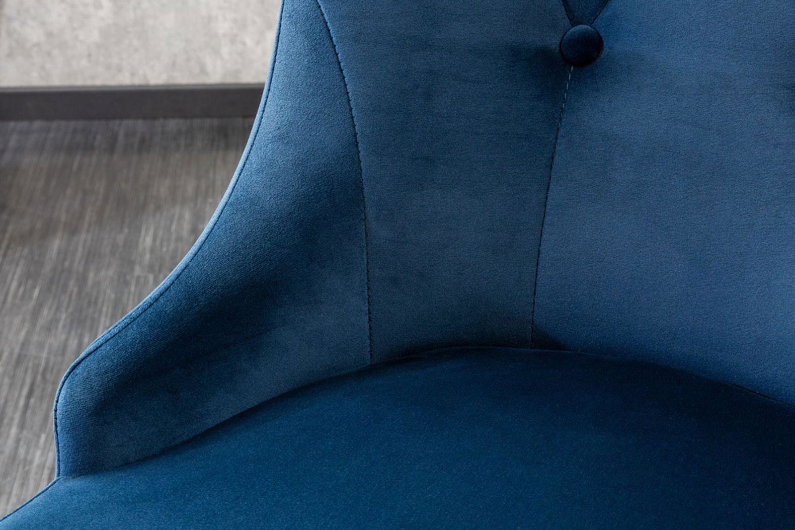 KRZESŁO MODERN BAROCK ROYAL BLUE AKSAMIT / 41505 / INVICTA INTERIOR