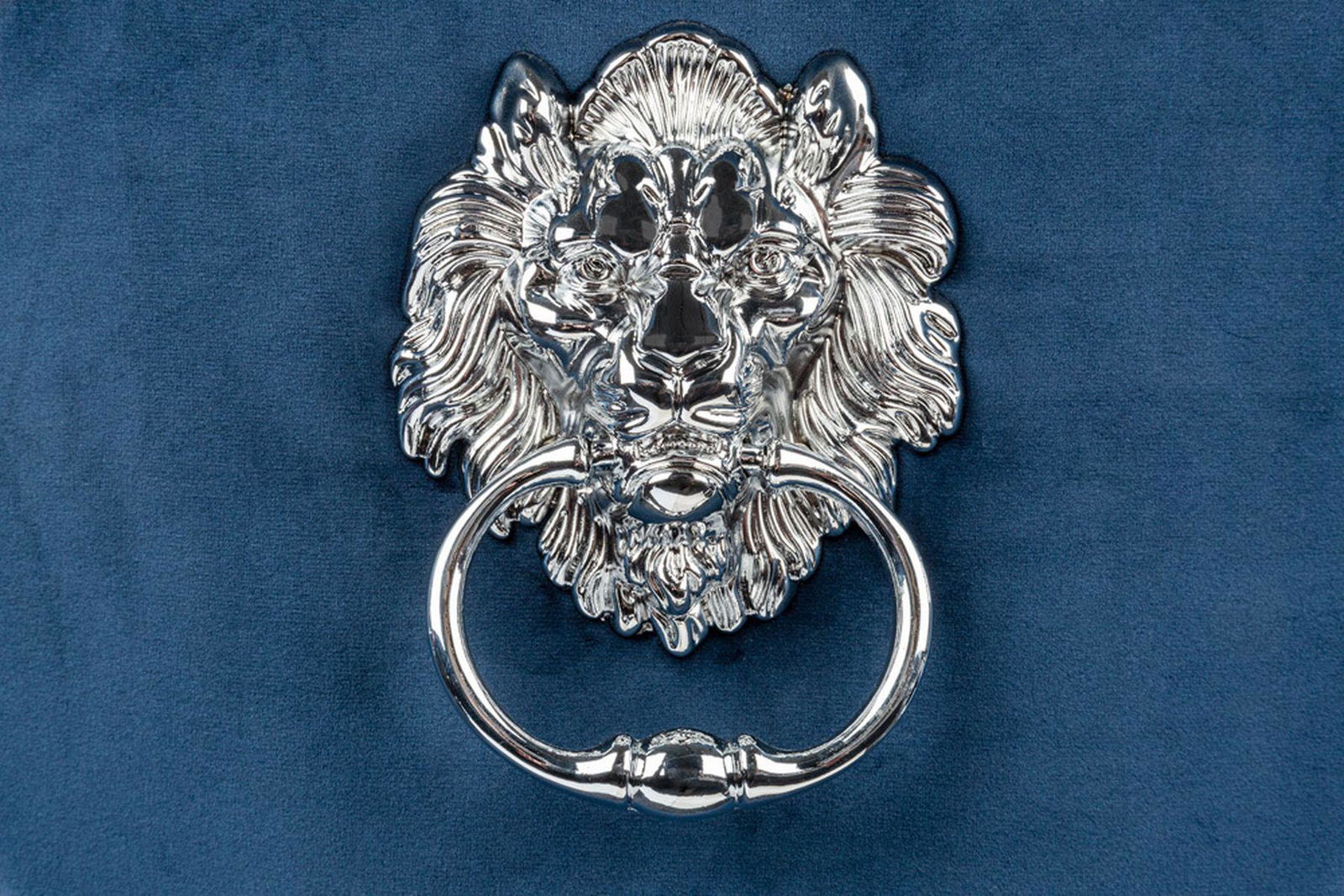 KRZESŁO MODERN BAROCK ROYAL BLUE AKSAMIT / 41505 / INVICTA INTERIOR