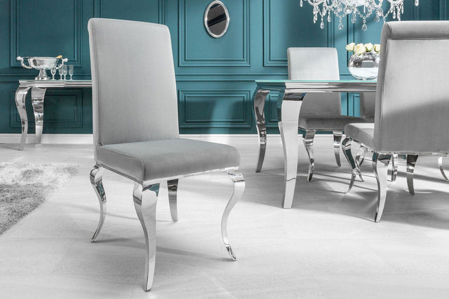 KRZESŁO MODERN SILVER / 37906  / INVICTA INTERIOR