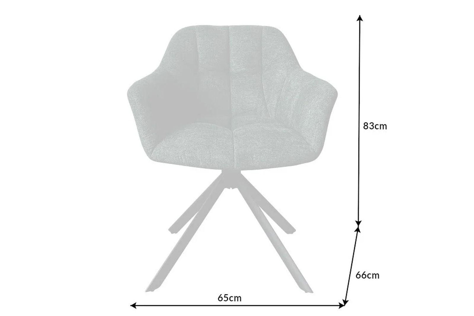 KRZESŁO OBROTOWE PAPILLON ZIELONE 41591 / INVICTA INTERIOR