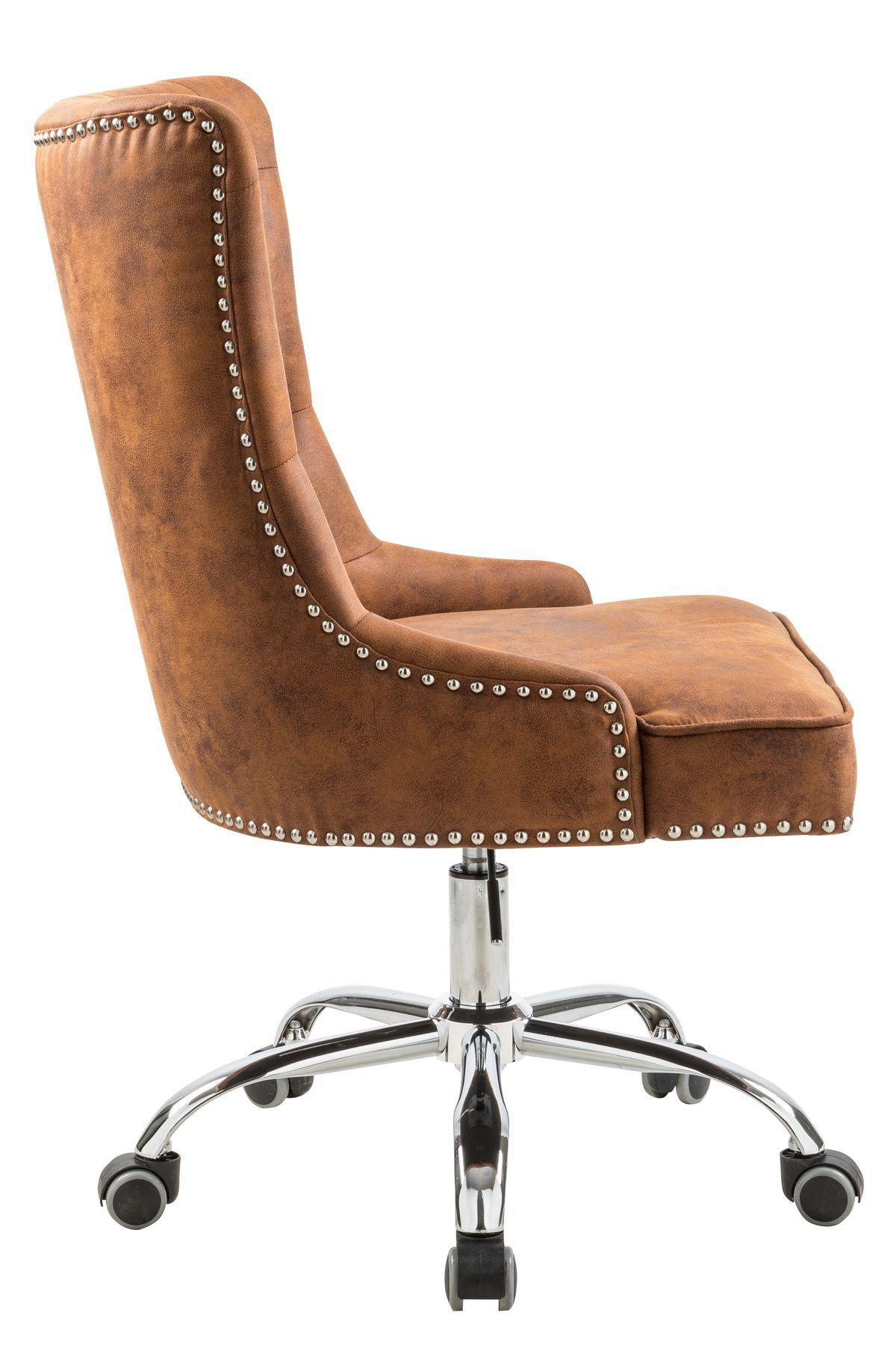 KRZESŁO OBROTOWE VICTORIAN JASNY BRĄZ / 40116 / INVICTA INTERIOR