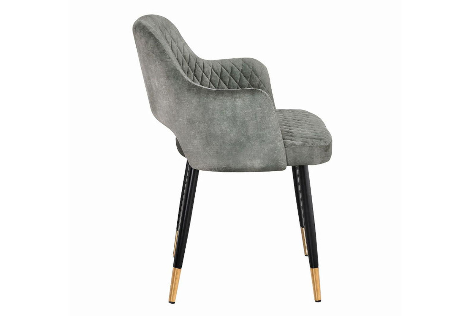 KRZESŁO PARIS AKSAMIT SZARO ZIELONE / 40574 / INVICTA INTERIOR