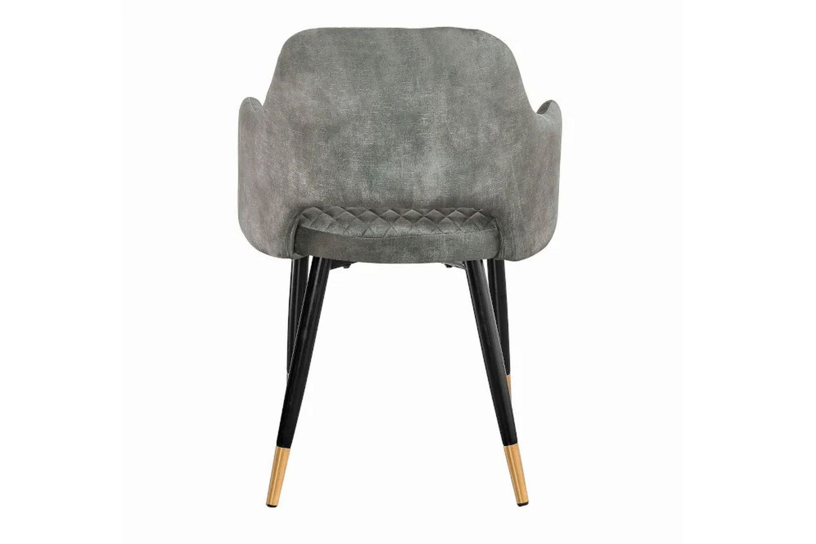 KRZESŁO PARIS AKSAMIT SZARO ZIELONE / 40574 / INVICTA INTERIOR