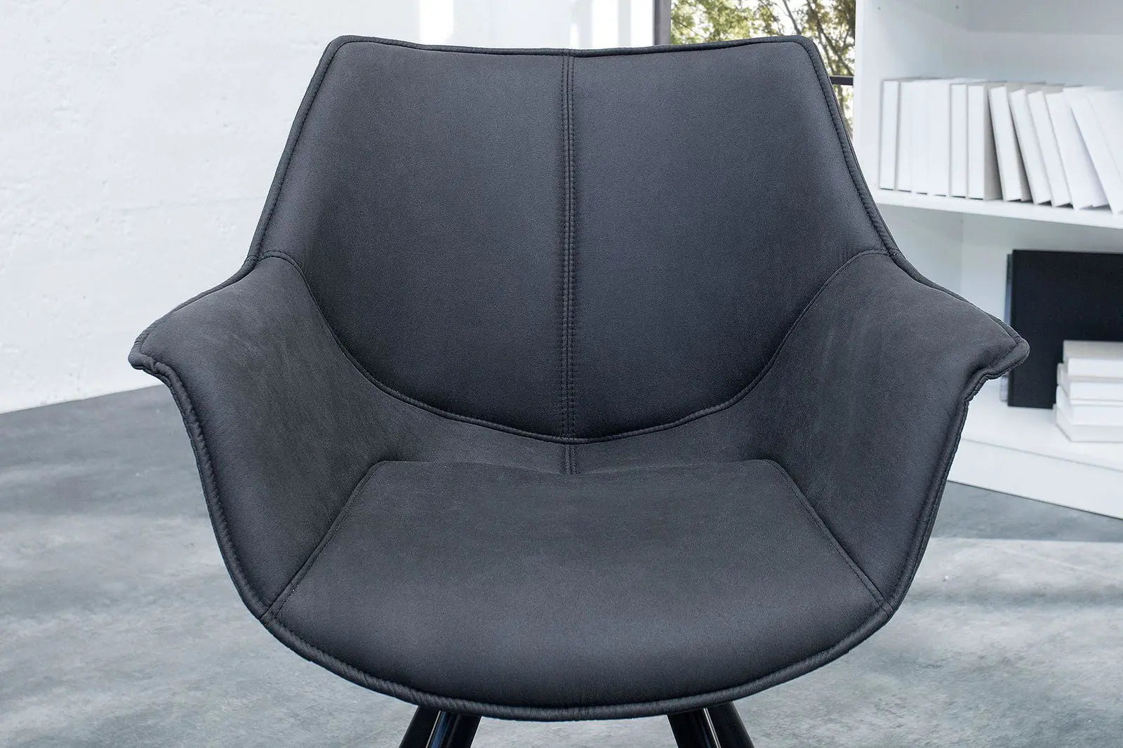 KRZESŁO RETRO ANTYCZNY SZARY / 37612 / INVICTA INTERIOR