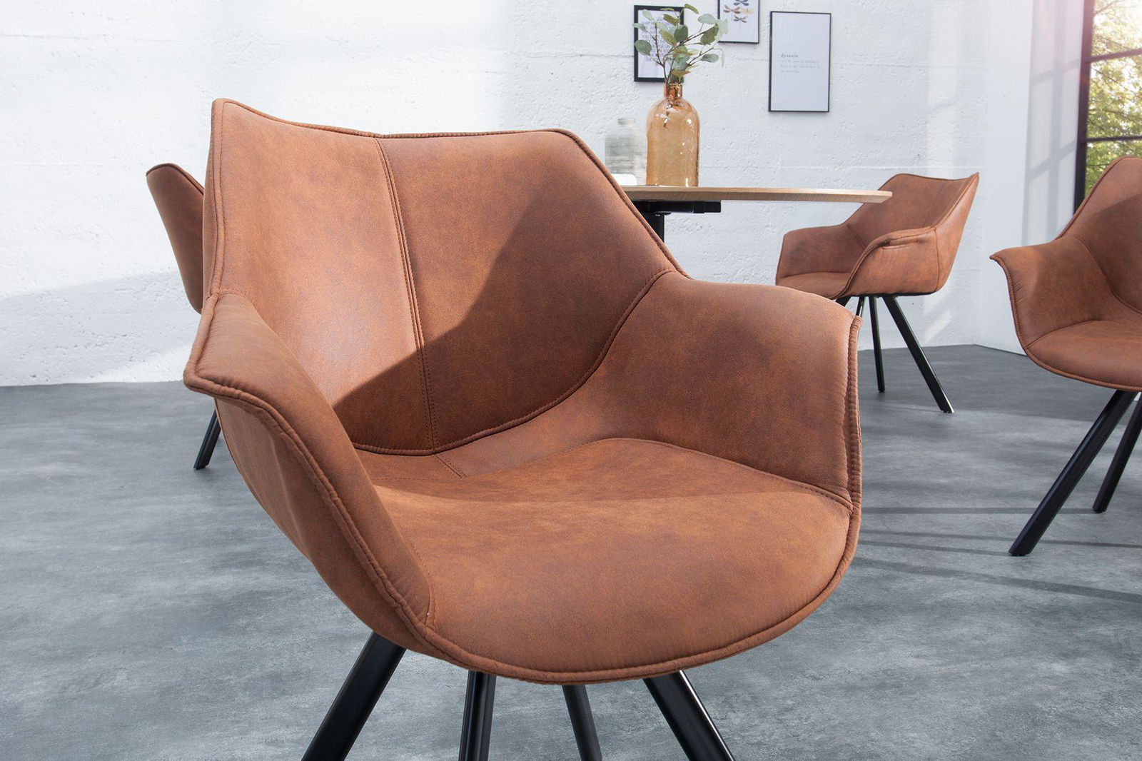 KRZESŁO RETRO BRĄZ / 37613 / INVICTA INTERIOR