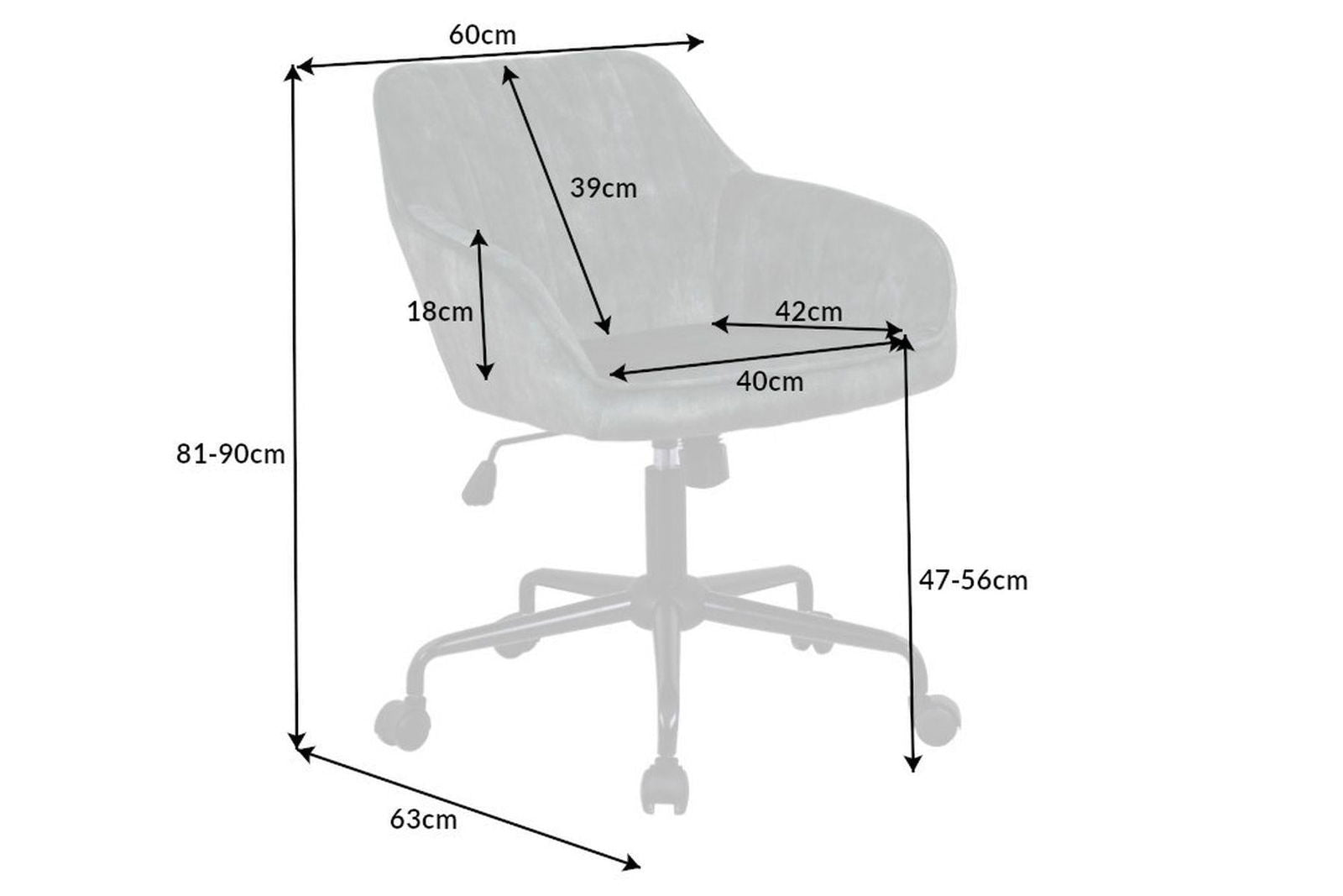 KRZESŁO TURIN SZARY AKSAMIT / 40307 / INVICTA INTERIOR