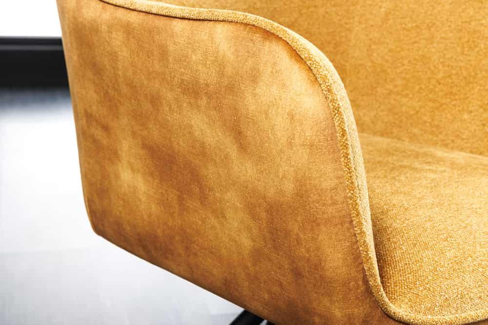 KRZESŁO VERONA OBROTOWE ŻÓŁTE / 44157 / INVICTA INTERIOR
