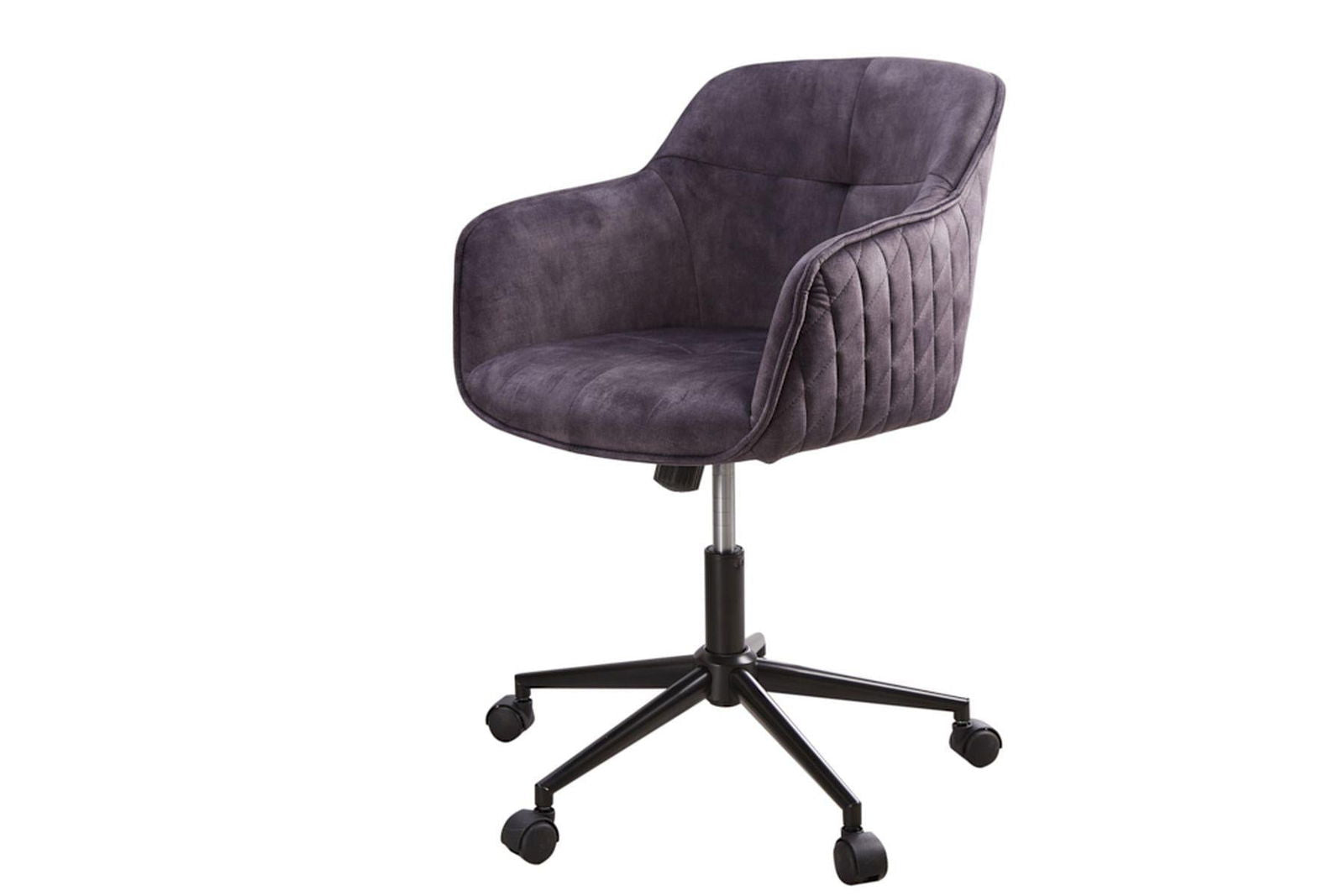 KRZESłO BIUROWE EUPHORIA CIEMNOSZARY AKSAMIT / 40865 / INVICTA INTERIOR