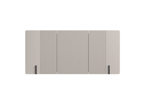 Komoda Malmi 150 cm wisząca - kaszmir / crema bianca / czarny