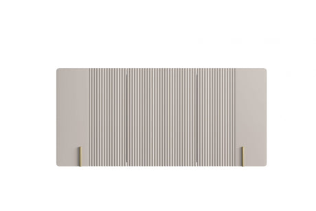 Komoda Malmi 150 cm wisząca - kaszmir / crema bianca / złoty