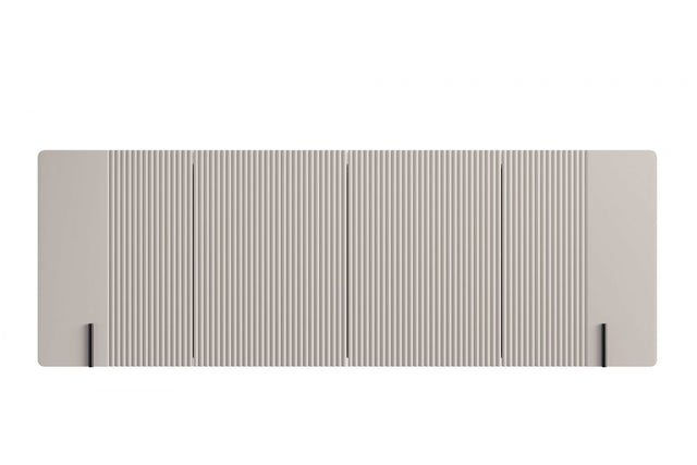 Komoda Malmi 200 cm wisząca - kaszmir / crema bianca / czarny