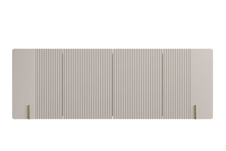 Komoda Malmi 200 cm wisząca - kaszmir / crema bianca / złoty