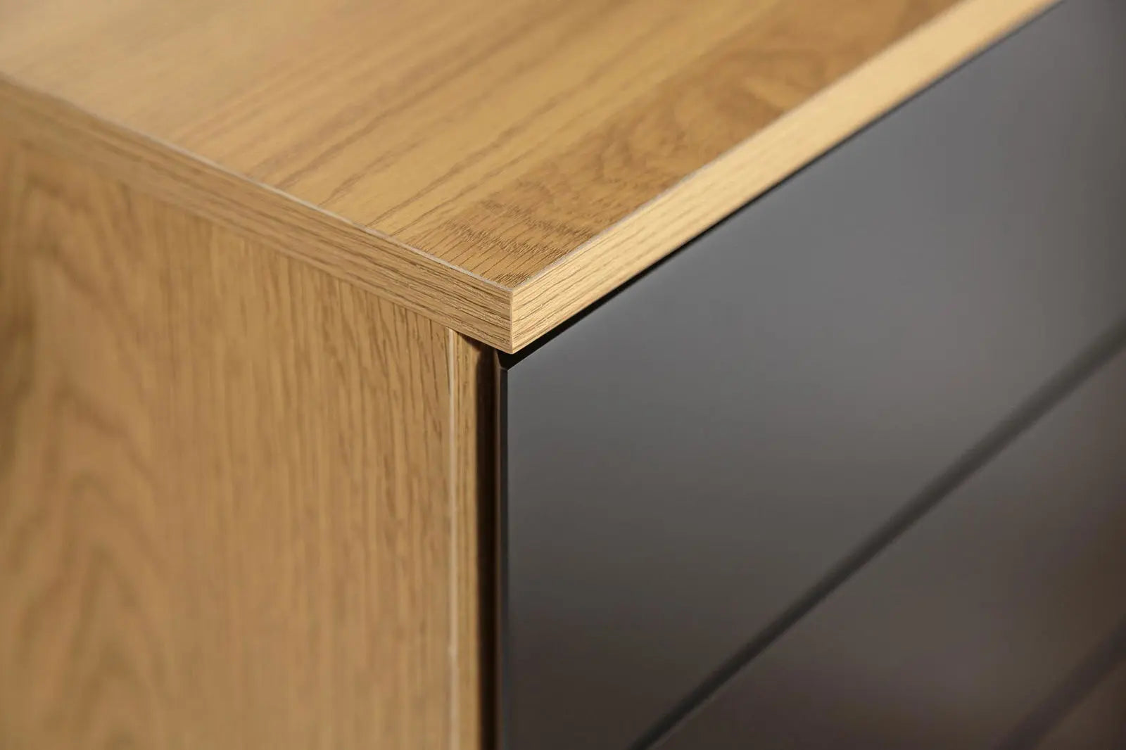 Kontenerek do biurka Studio w optyce dębu / 40626 / INVICTA INTERIOR