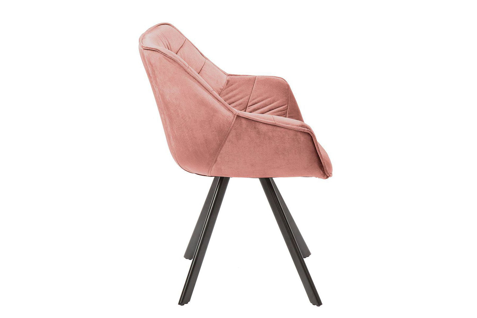 Krzesło Dutch Comfort altrosa RÓŻOWY  aksamit / 39476 / INVICTA INTERIOR
