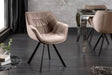 Krzesło Dutch Comfort beżowy aksamit/ 38596 / INVICTA INTERIOR