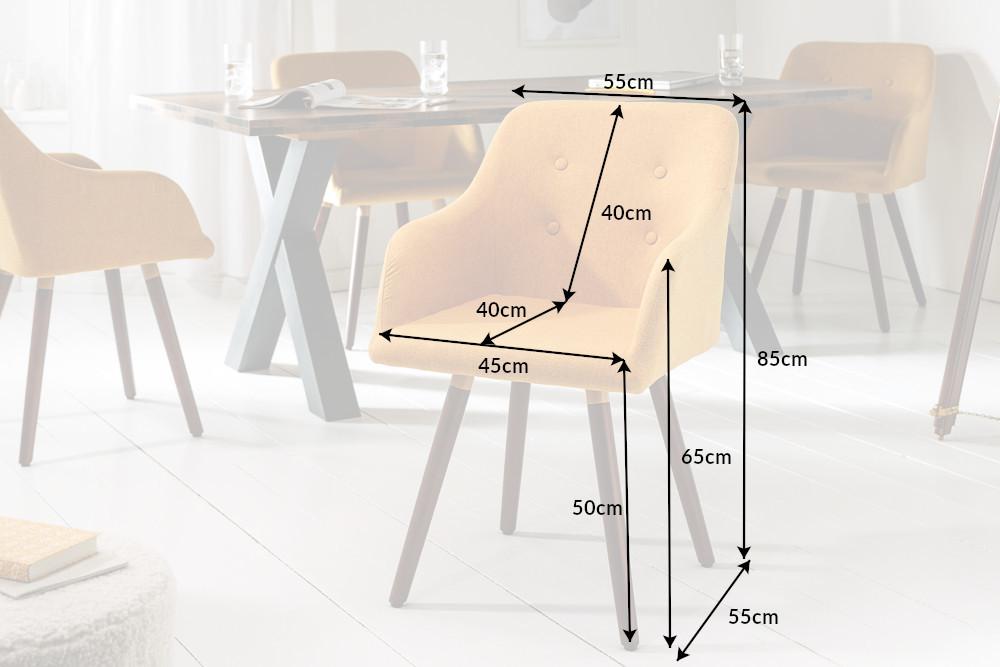 Krzesło Scandinavia jasnoszare / 36822 / INVICTA INTERIOR
