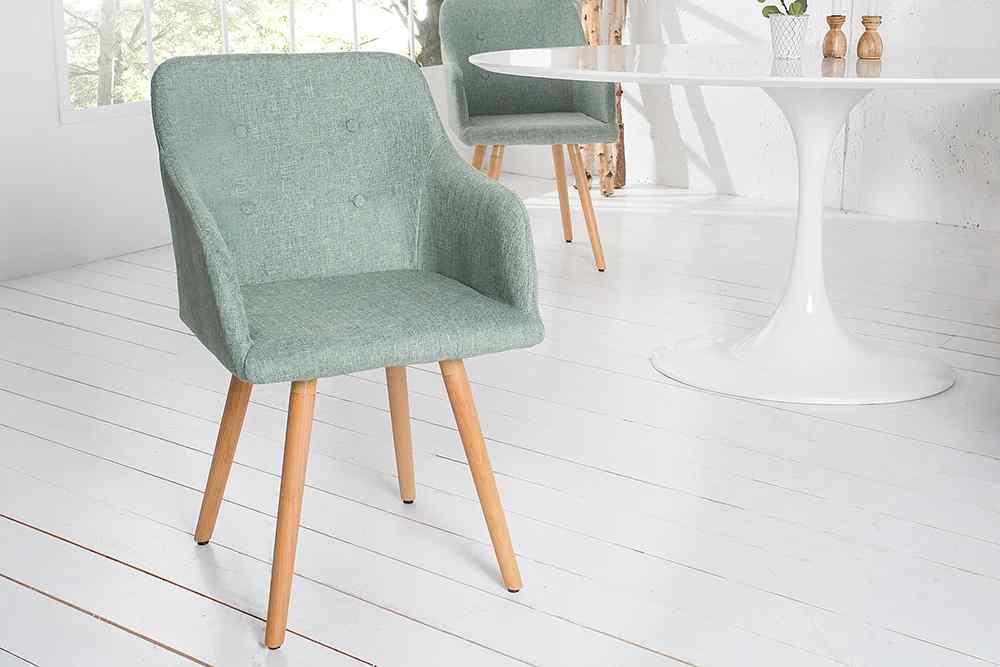 Krzesło Scandinavia zielone / 36827 / INVICTA INTERIOR