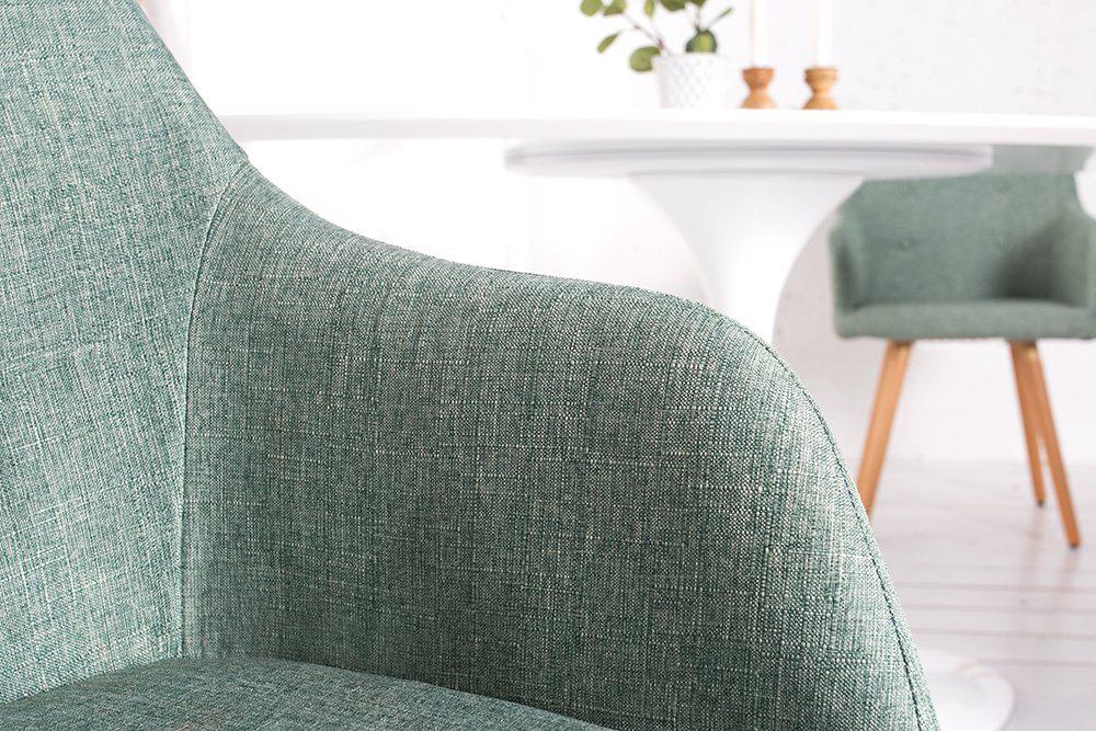 Krzesło Scandinavia zielone / 36827 / INVICTA INTERIOR