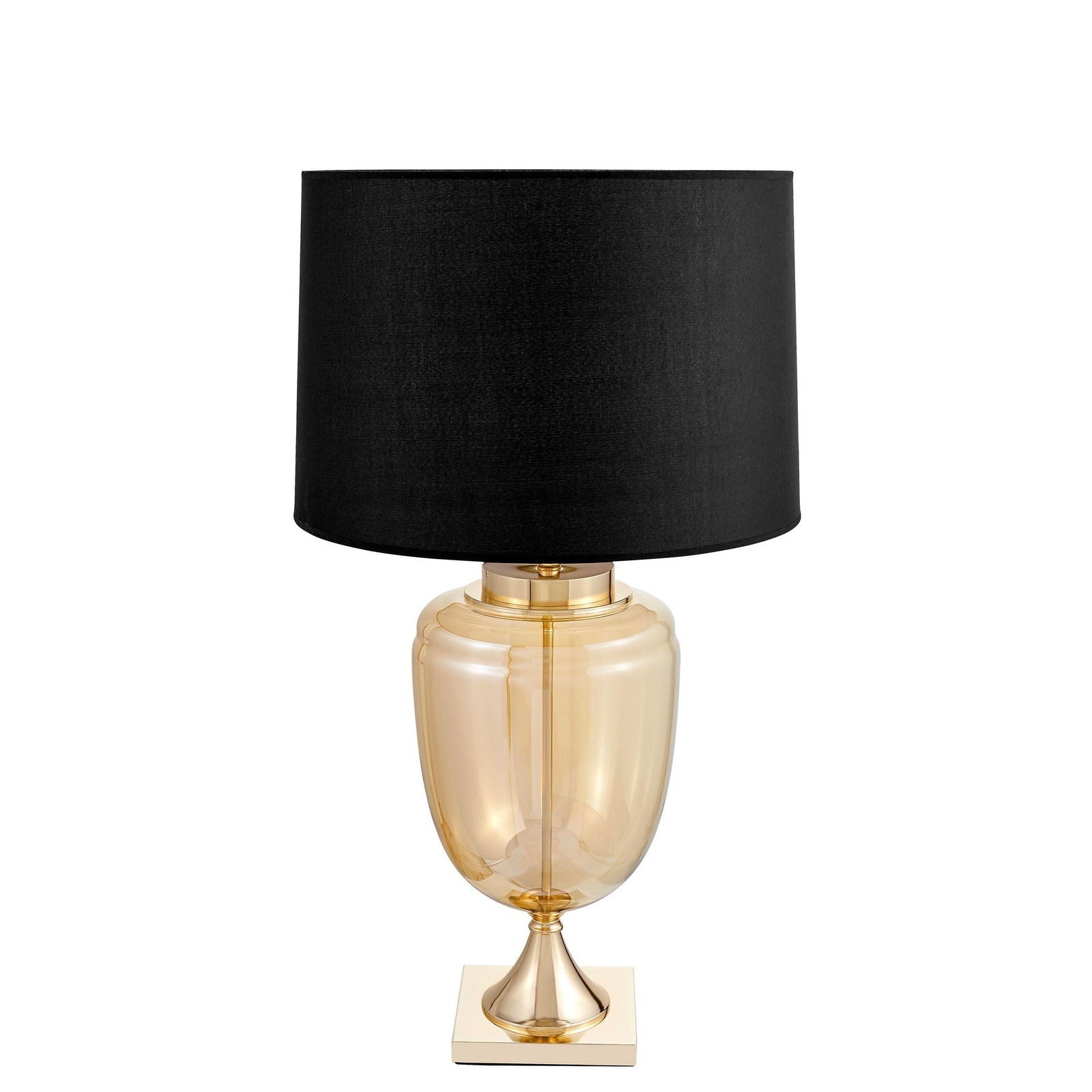 LAMPA NOCNA CZARNO-ZŁOTA OLIMPIA