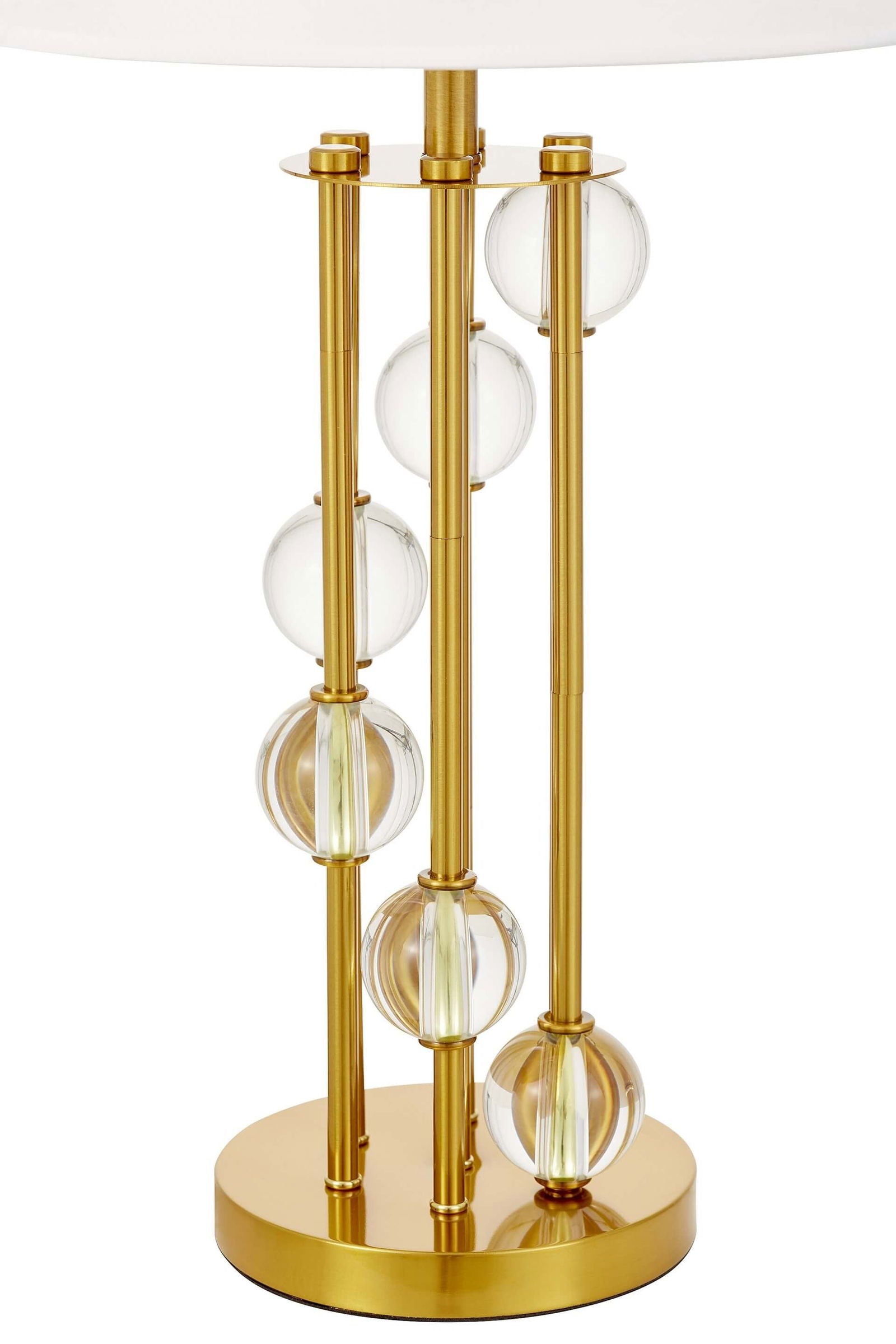 LAMPA NOCNA GLAMOUR BIAŁO-MOSIĘŻNA KAMPANIA