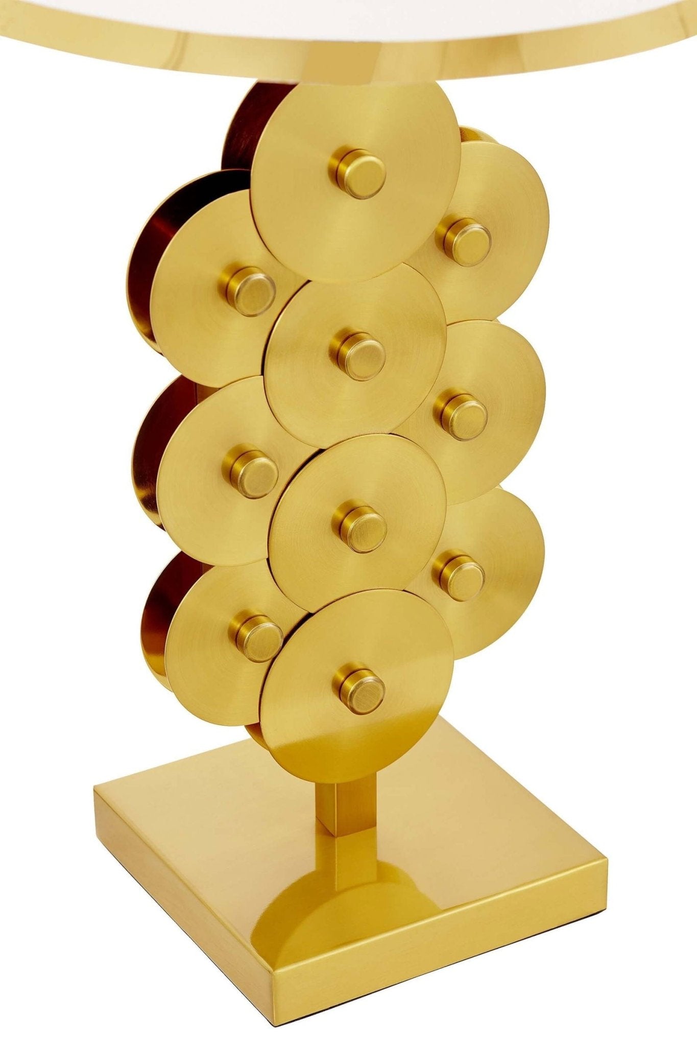LAMPA NOCNA GLAMOUR BIAŁO - MOSIĘŻNA SALERNO