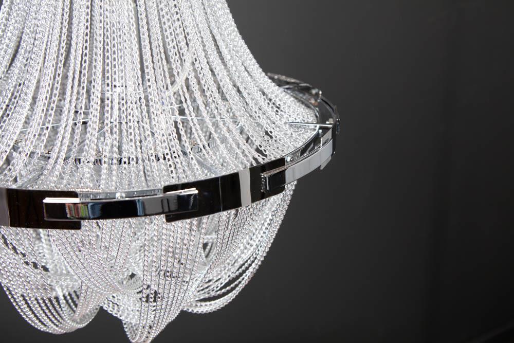 LAMPA PODŁOGOWA ROYAL SREBRNA / 40687 / INVICTA INTERIOR