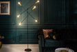 LAMPA PODŁOGOWA VARIATION CZARNE ZŁOTO / 40776 / INVICTA INTERIOR