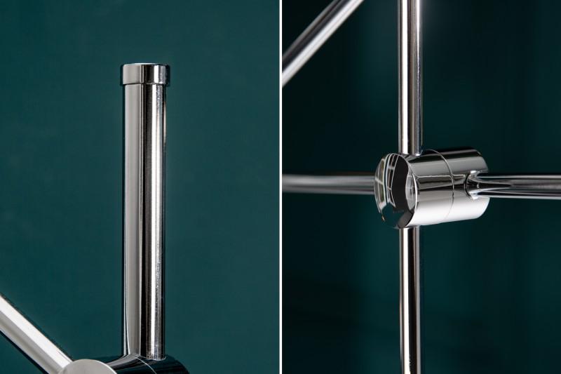 LAMPA PODŁOGOWA VARIATION SREBRNA / 40777 / INVICTA INTERIOR