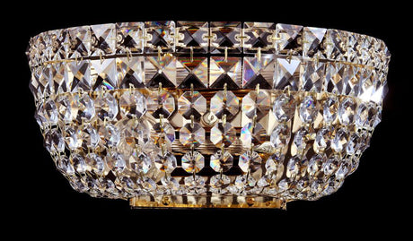 LAMPA ŚCIENNA / KINKIET KRYSZTAŁOWY BASFOR / MY