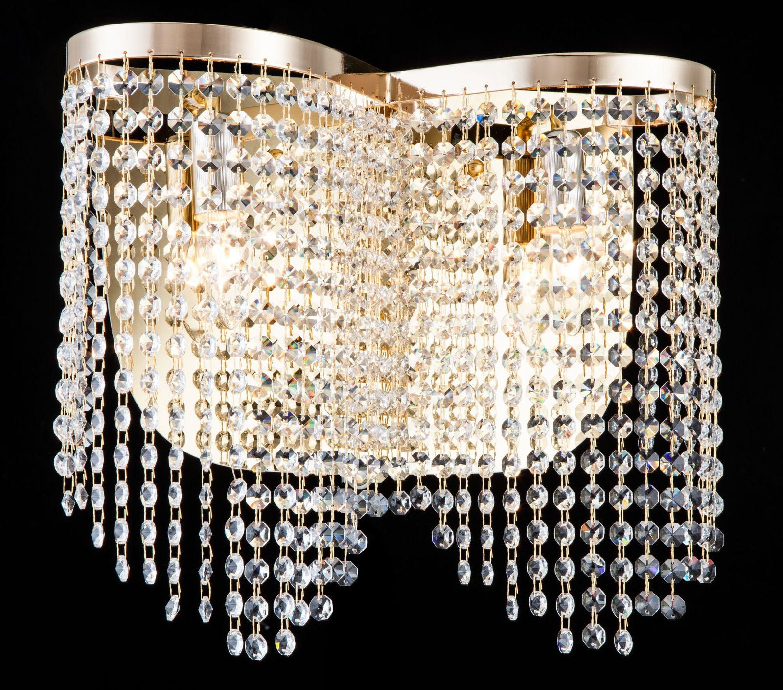 LAMPA ŚCIENNA / KINKIET KRYSZTAŁOWY TOILS G / MY