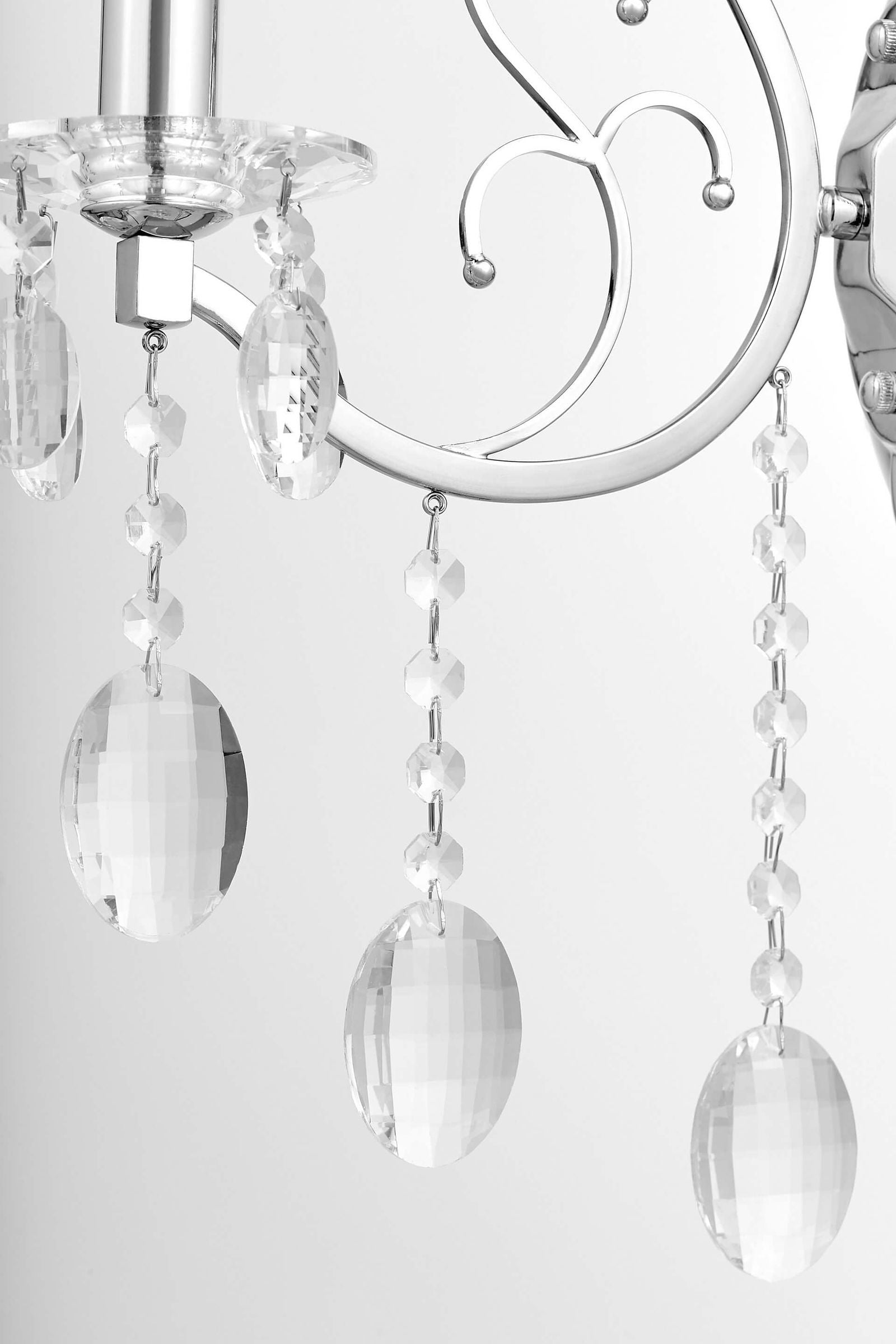 LAMPA ŚCIENNA KINKIET KRYSZTAŁOWY DANIELLA W1