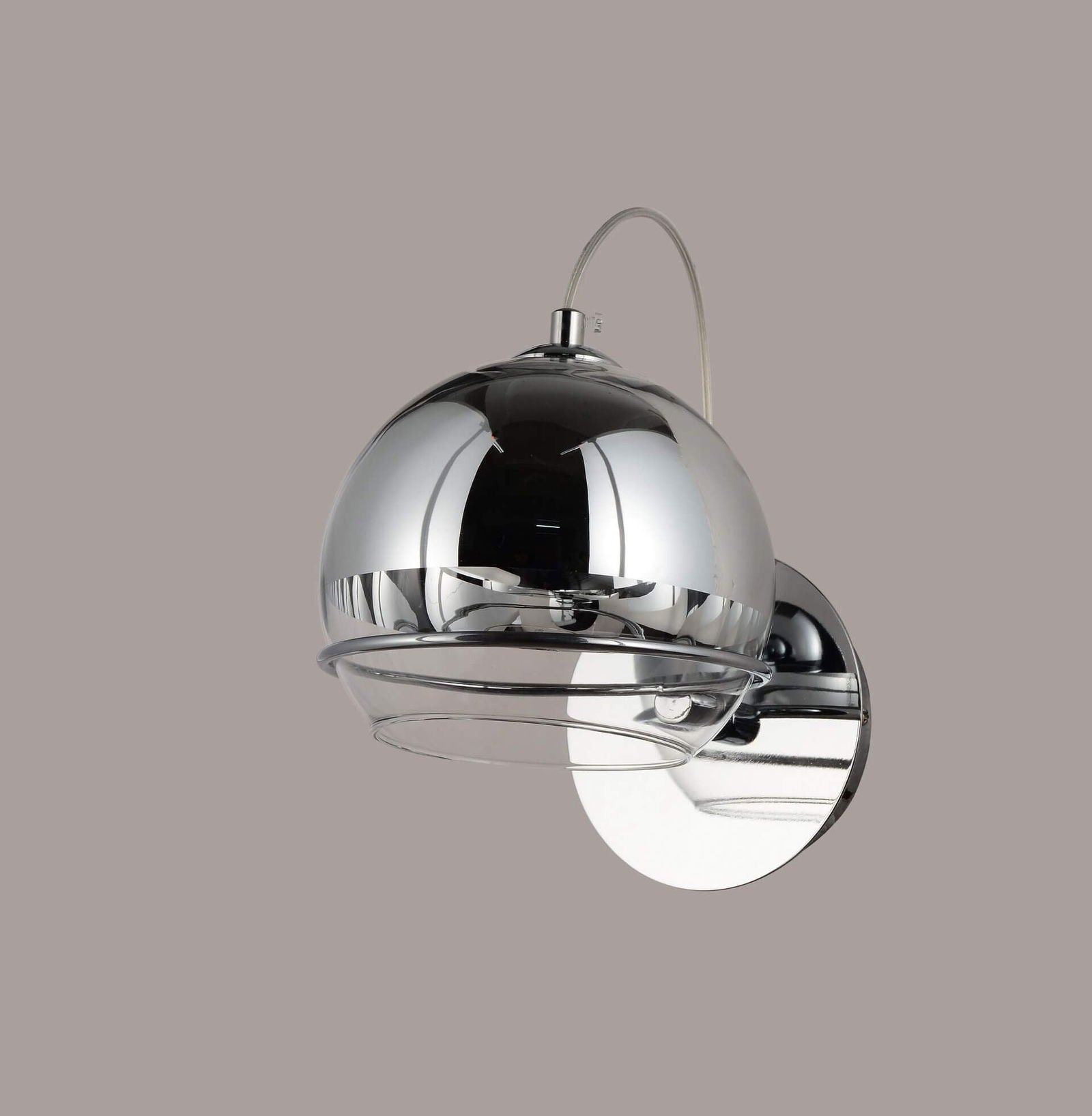 LAMPA ŚCIENNA KINKIET NOWOCZESNY CHROMOWANY VERONI