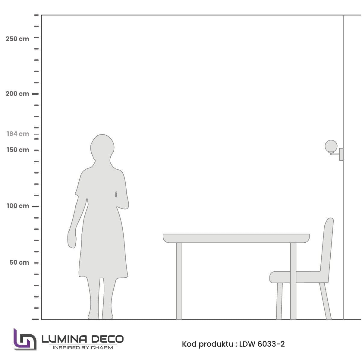 LAMPA ŚCIENNA KINKIET NOWOCZESNY ZŁOTY MARSIADA W2