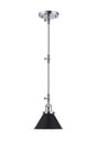 LAMPA ŚCIENNA LOFTOWA CHROMOWANA DERI W2