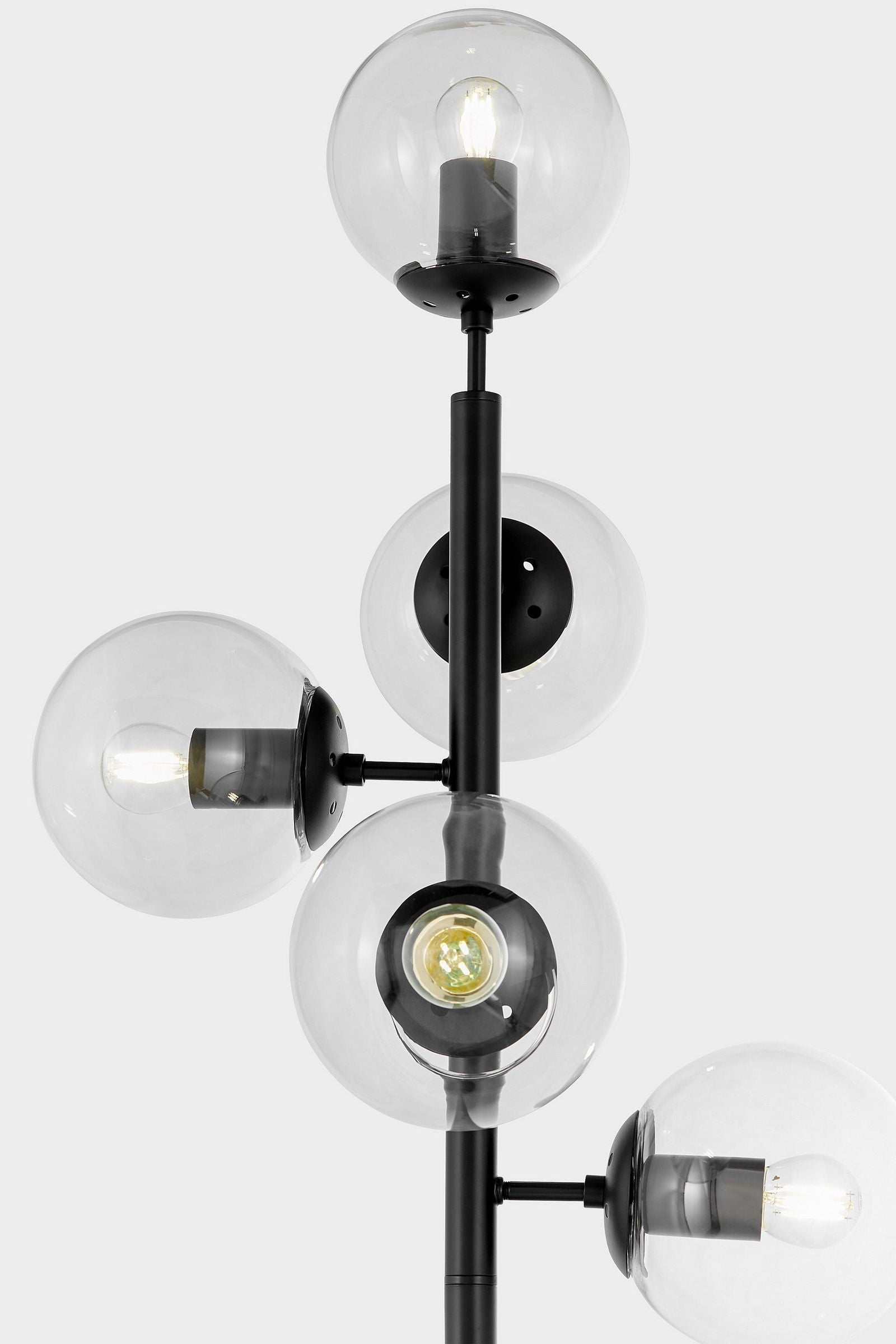 LAMPA STOJĄCA PODŁOGOWA CZARNA CEREDO W5