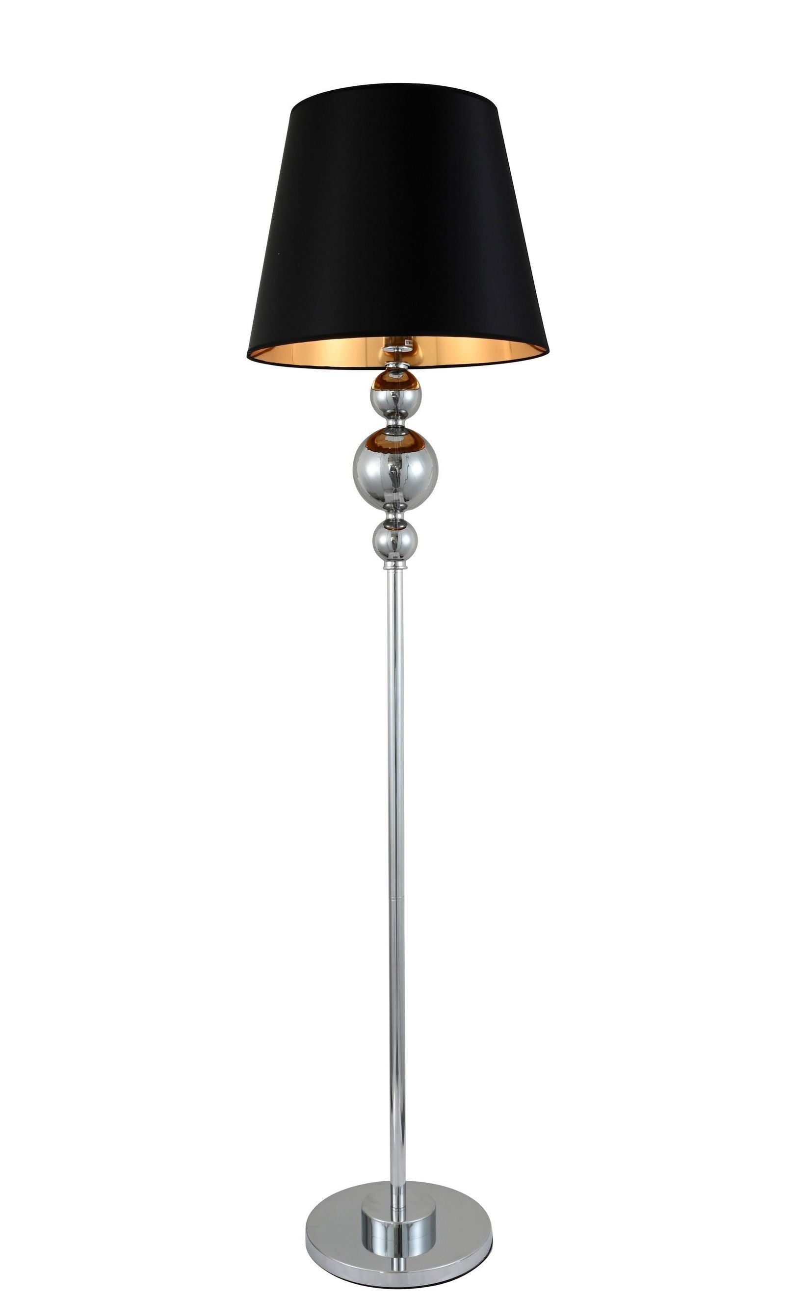 LAMPA STOJĄCA PODŁOGOWA CZARNA MURANEO
