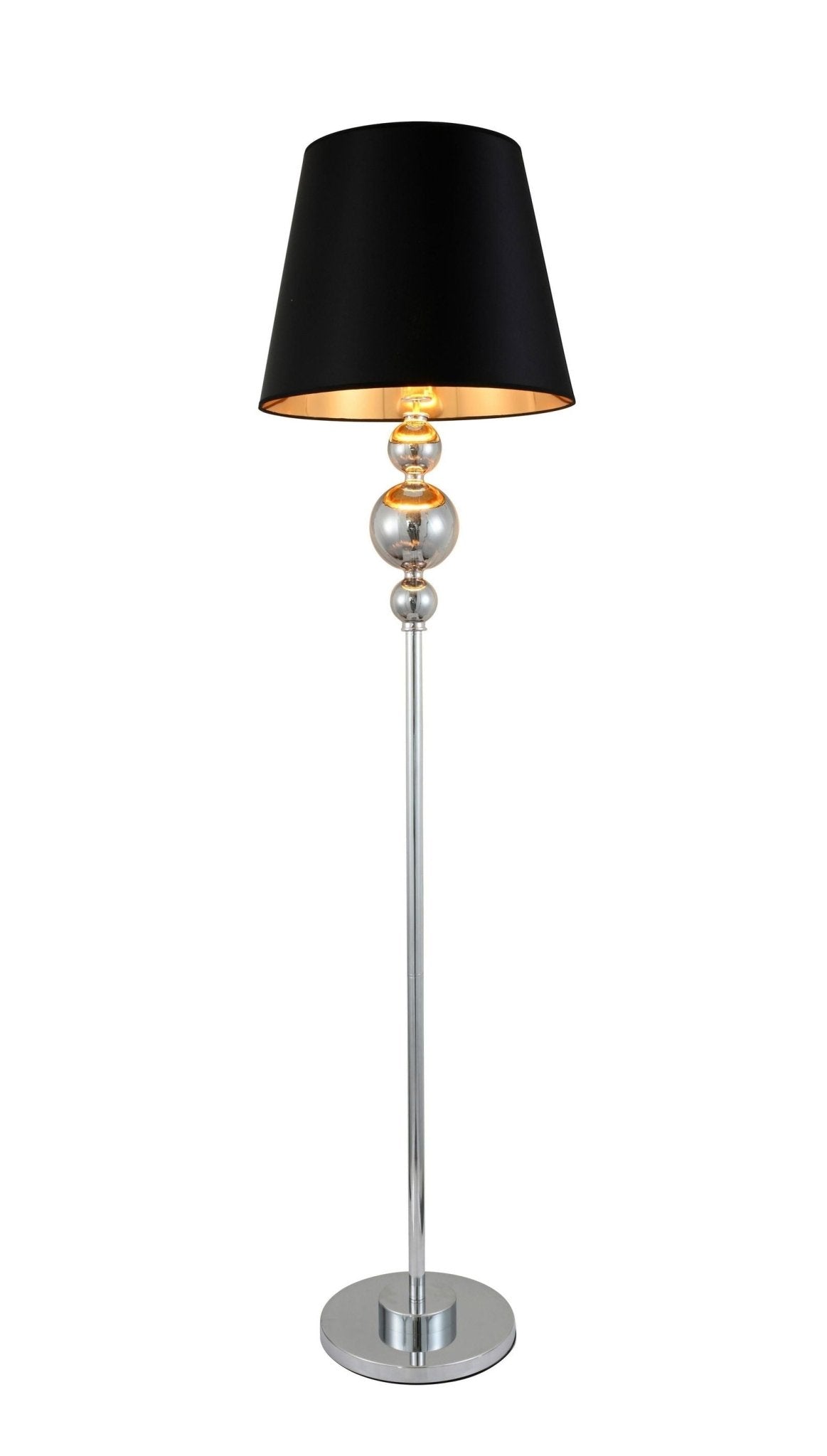 LAMPA STOJĄCA PODŁOGOWA CZARNA MURANEO