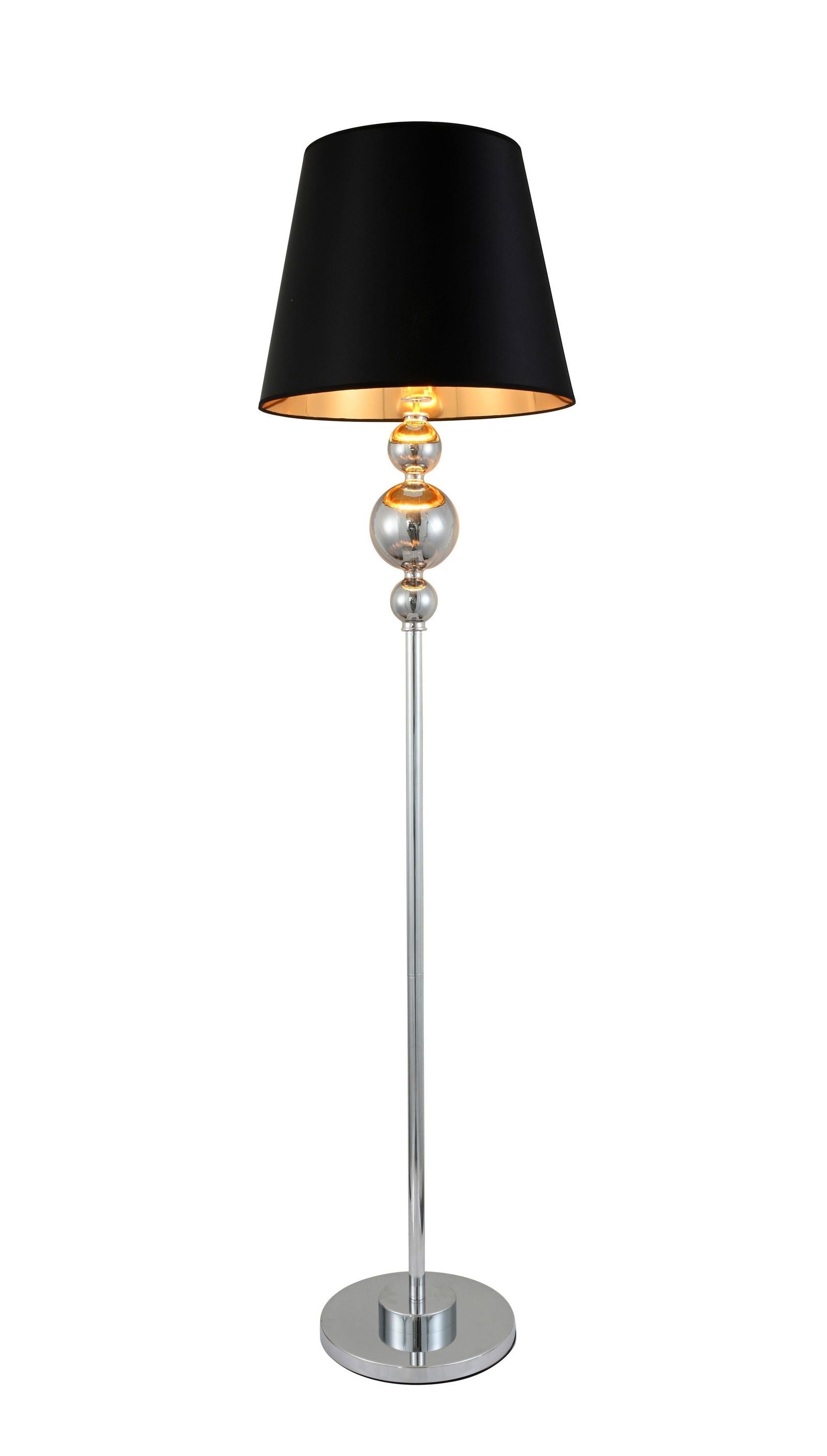 LAMPA STOJĄCA PODŁOGOWA CZARNA MURANEO