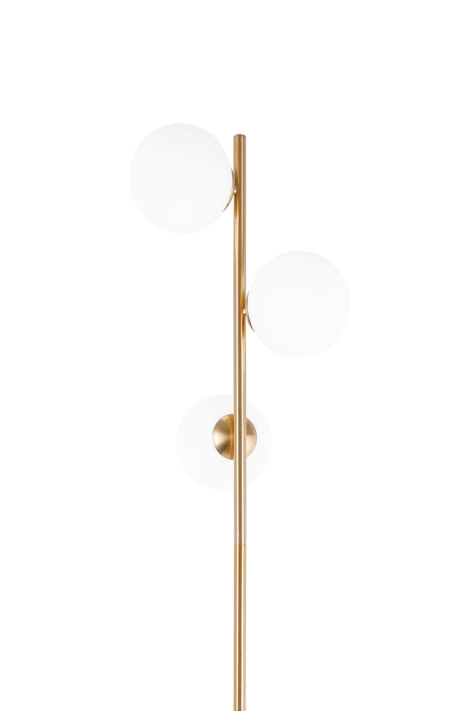 LAMPA STOJĄCA PODŁOGOWA ZŁOTA FREDICA W3