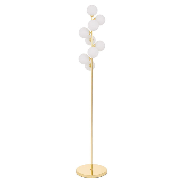 LAMPA STOJĄCA PODŁOGOWA ZŁOTA PETRICA W9