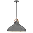 LAMPA SUFITOWA WISZĄCA LOFT SZARA CONA W1