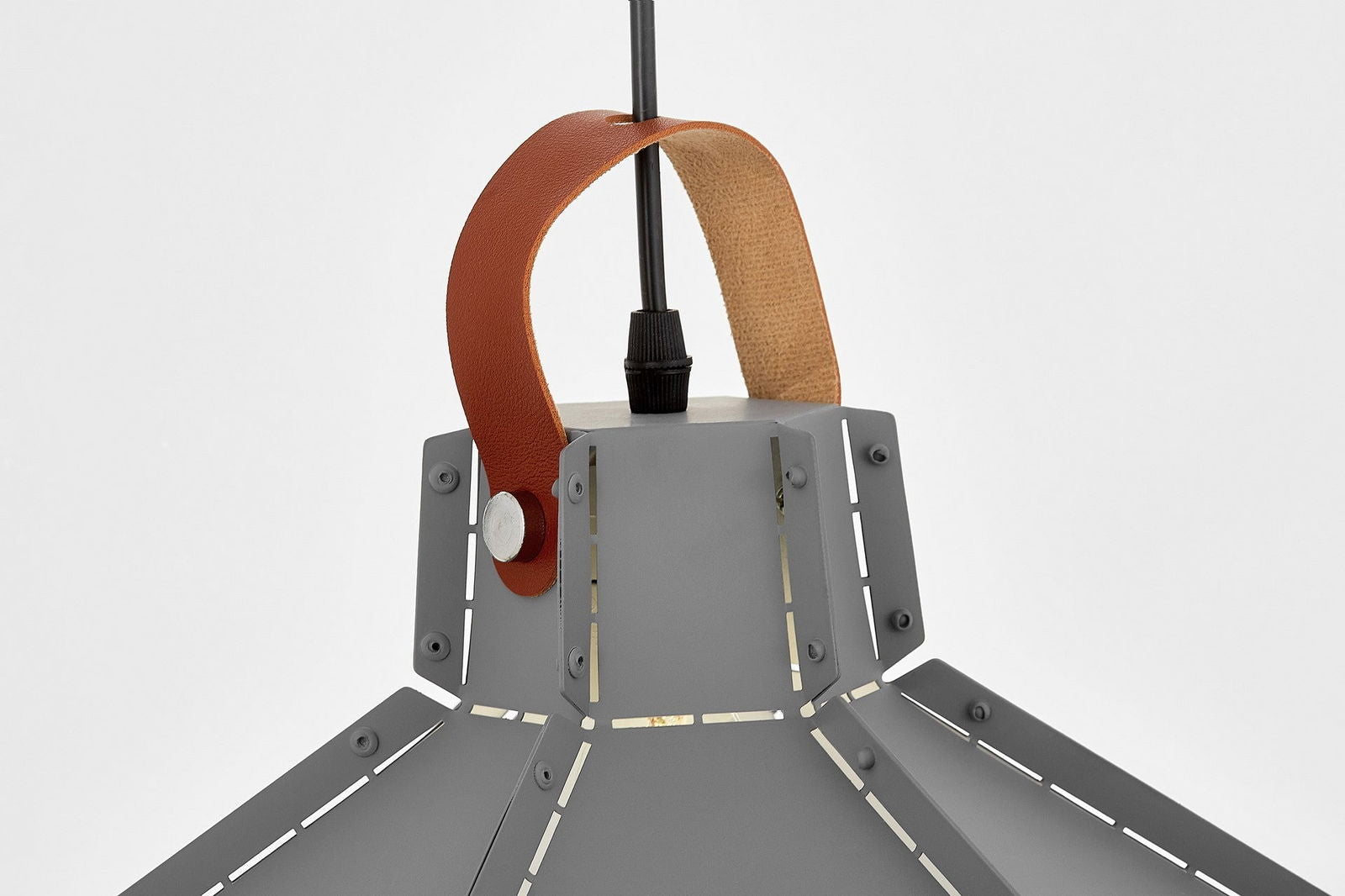 LAMPA SUFITOWA WISZĄCA LOFT SZARA CONA W1