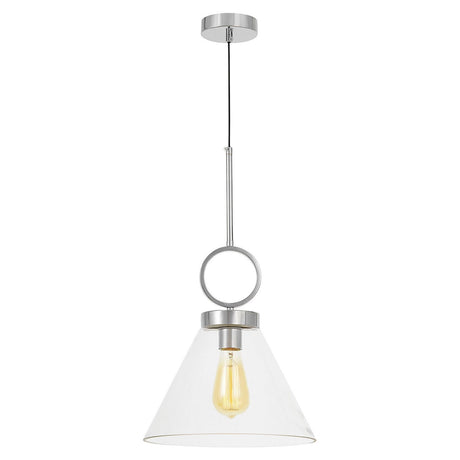 LAMPA WISZĄCA CHROMOWANA NOWOCZESNA FERMINI